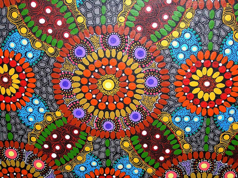 Gemalt von Aborigine.jpg - Kunsthandwerk der Aborigines